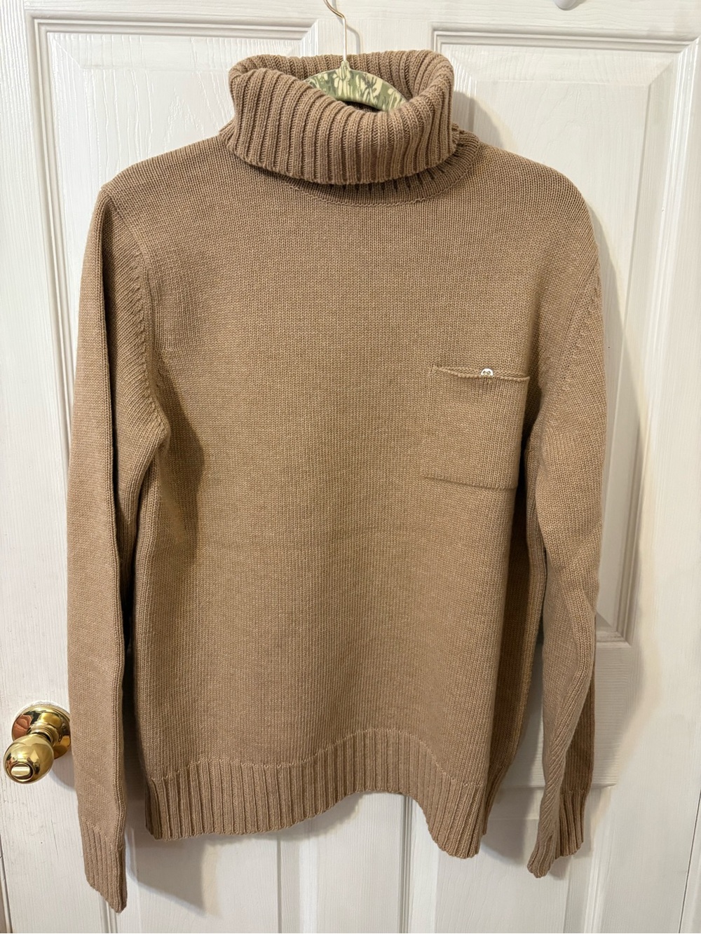 Banana Republic Men's 10% Merino Wool Turtleneck Sweater - Classic Knit